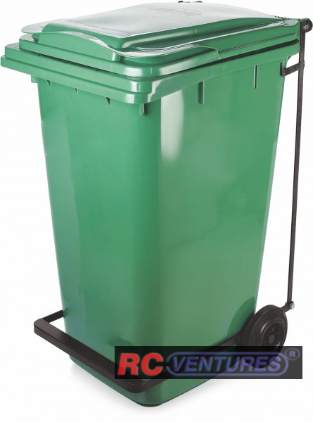 Wheeled Waste Bin 120 with Pedal